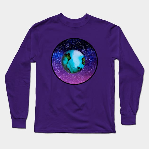 Earth Long Sleeve T-Shirt by IKIosifelli